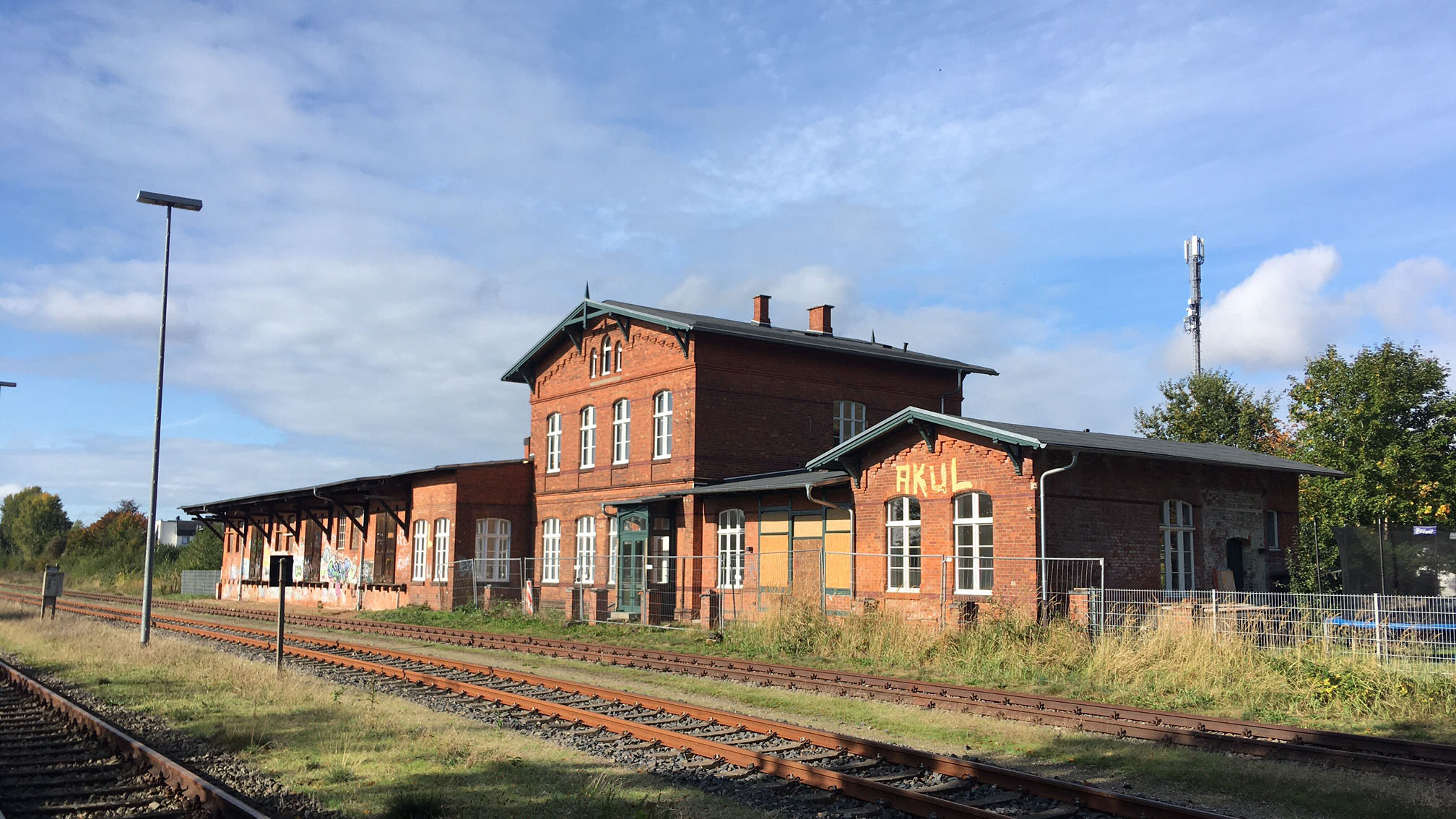 bahnhof lübeck-schlutup - 9.10.2020